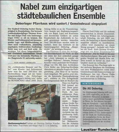 Sanierung Pfarrhaus Artikel 1